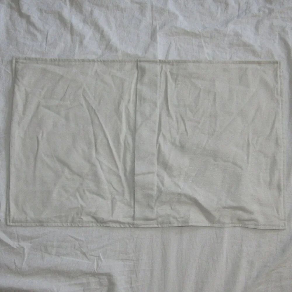 Pottery Barn Polar Bear Crewel Embroidered Holiday Sled Pillow Sham 26